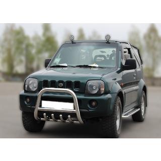 Kenguru zaščitni lok F2-01 (nerjaveče jeklo) Suzuki Jimny 1998–2018 fotografija 3