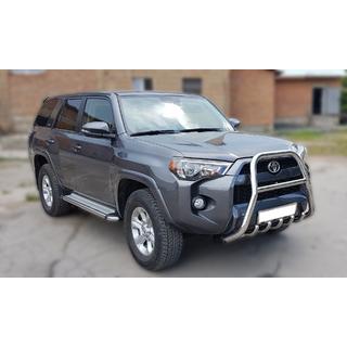 Prednji zaščitni lok (kenguru) F1-50 (2014-2024, nerjaveče jeklo) Toyota 4Runner 2009–2024 fotografija 2