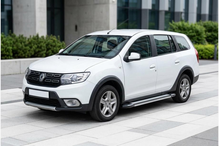 Dacia Logan MCV 2013–2020 Stranske stopnice Rainbow (2 kos, aluminij) Image