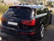 Audi Q7 2005–2015 Strešni nosilci (prečke) za integrirane strešne letve, zaklepni na ključ WingCarrier V2 (2 kos) Črna fotografija 20