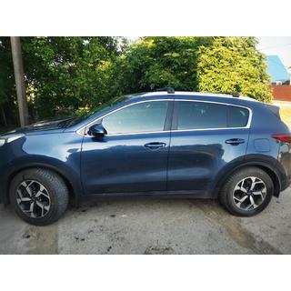 Strešni nosilci (prečke) za integrirane strešne letve, zaklepni na ključ WingCarrier V2 (2 kos) Kia Sportage 2015–2021 fotografija 1