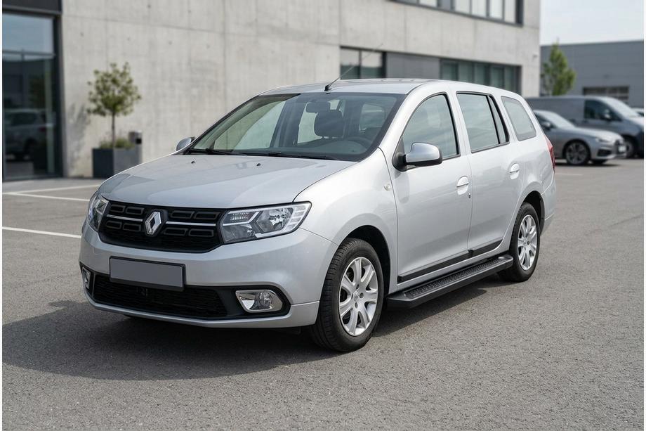 Renault Logan MCV 2013–2022 Bočne stopnice Allmond Black (2 kos, aluminij) Image