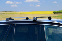 Volvo XC90 2015– Strešni nosilci (prečke) za integrirane strešne letve, zaklepni na ključ WingCarrier V2 (2 kos) Črna fotografija 3