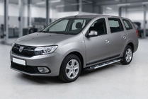 Renault Logan MCV 2013–2022 Bočni pragovi Sunrise (2 kos, aluminij) fotografija 1