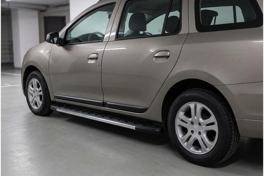 Renault Logan MCV 2013–2022 Stranske stopnice Duru (2 kos, aluminij) Image