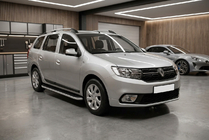 Renault Logan MCV 2013–2022 Stranske stopnice Tayga Grey (2 kos, aluminij) fotografija 1