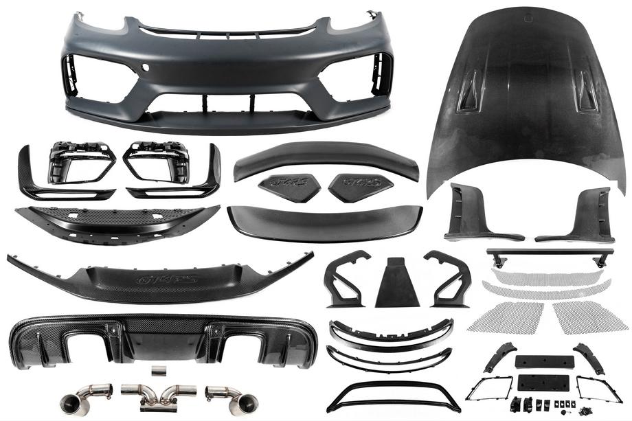 Porsche Boxster/Cayman 982 (718) 2016– Komplet body kita GT4RS (polipropilen + karbon) Image
