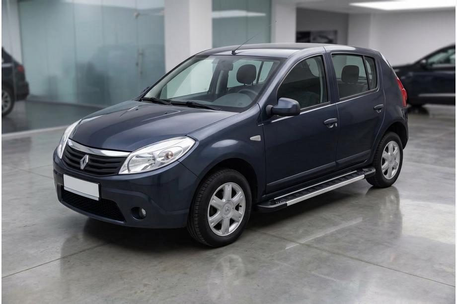 Dacia Sandero 2007–2013 Stranske stopnice RedLine V1 (2 kos, aluminij) Image