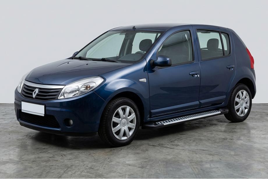 Dacia Sandero 2007–2013 Stranski pragovi Line (2 kos, aluminij) Image