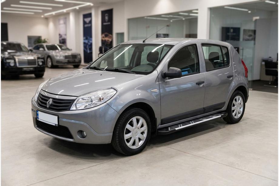 Renault Sandero 2007–2013 Stranske stopnice Sunrise (2 kos, aluminij) Image