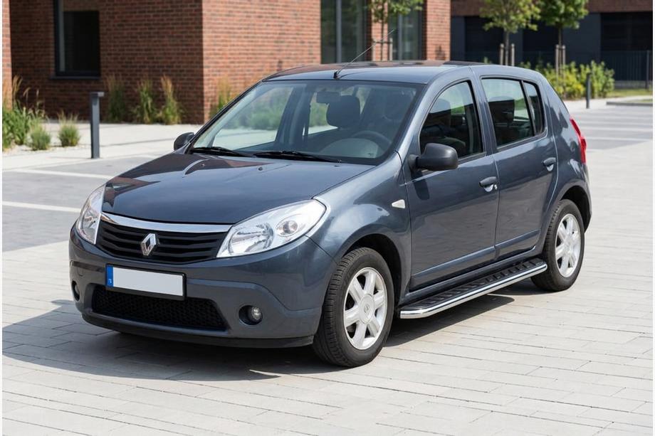 Renault Sandero 2007–2013 Stranski pragovi Maydos V1 (2 kos, aluminij ↗ nerjaveče jeklo) Image