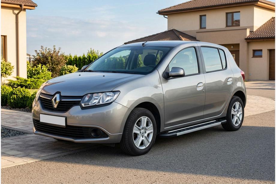 Dacia Sandero 2013–2020 Stranske stopnice RedLine V1 (2 kos, aluminij) Image
