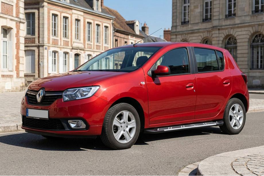 Renault Sandero 2013–2022 Stranske stopnice Sunrise (2 kos, aluminij) Image