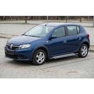 Stranske stopnice Rainbow (2 kos, aluminij) Renault Sandero 2013–2022 fotografija 1