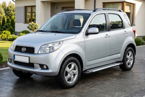 Daihatsu Terios 2006–2017 Stranske stopnice Line (2 kosa, aluminij) fotografija 1