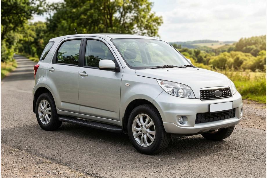 Daihatsu Terios 2006–2017 Bočne stopnice Bosphorus Black (2 kos, aluminij) Image