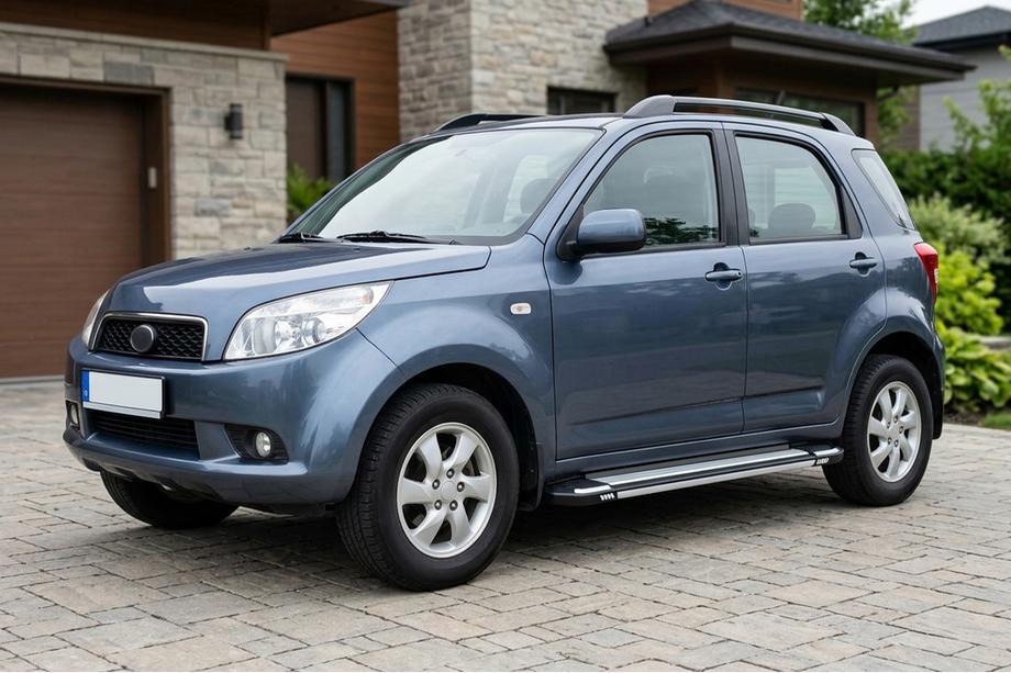 Daihatsu Terios 2006–2017 Stranske stopnice Rainbow (2 kos, aluminij) Image