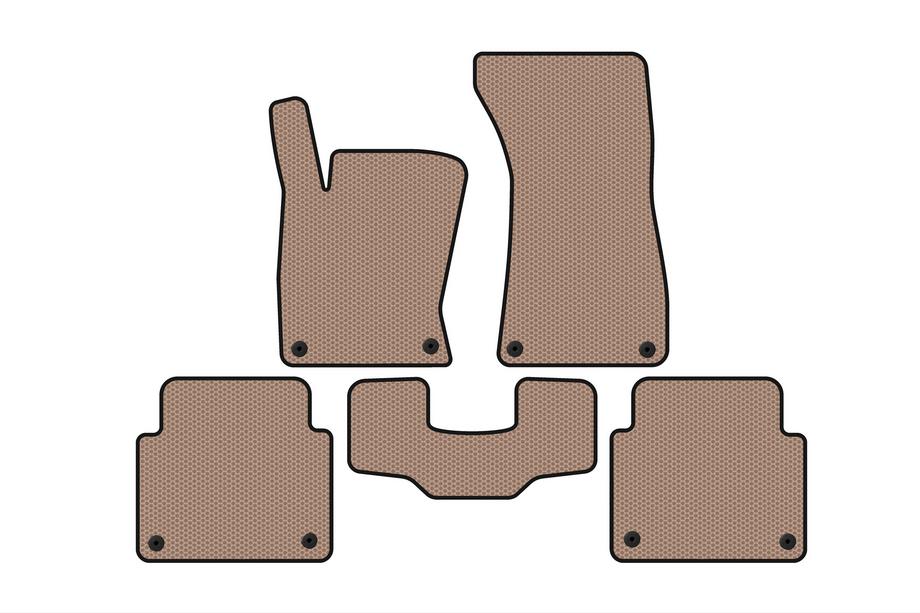 Audi A8 2002–2009 Gumijaste preproge za avto Carsuit (Short, bež) Image