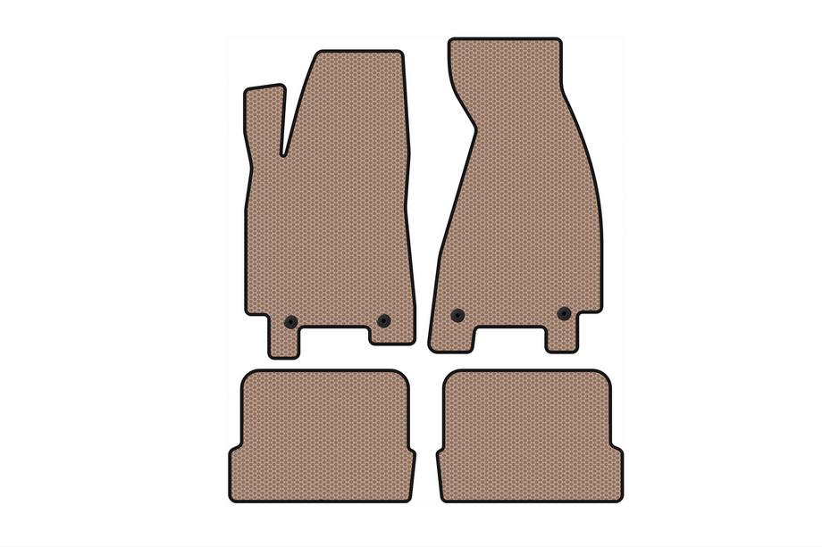 Audi 80/90 1987–1996 Gumijaste preproge Carsuit (1991-1996, kupe, bež) Image