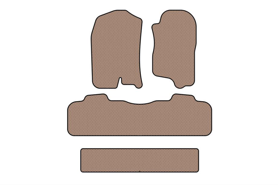 Chevrolet Tahoe 2007–2014 Gumijasti tepihi za avto Carsuit (3 vrste, 2007-2014, bež) Fotografija 1