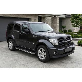 Stranski pragovi Maydos V1 (2 kos, aluminij ↗ nerjaveče jeklo) Dodge Nitro 2006–2011 fotografija 1