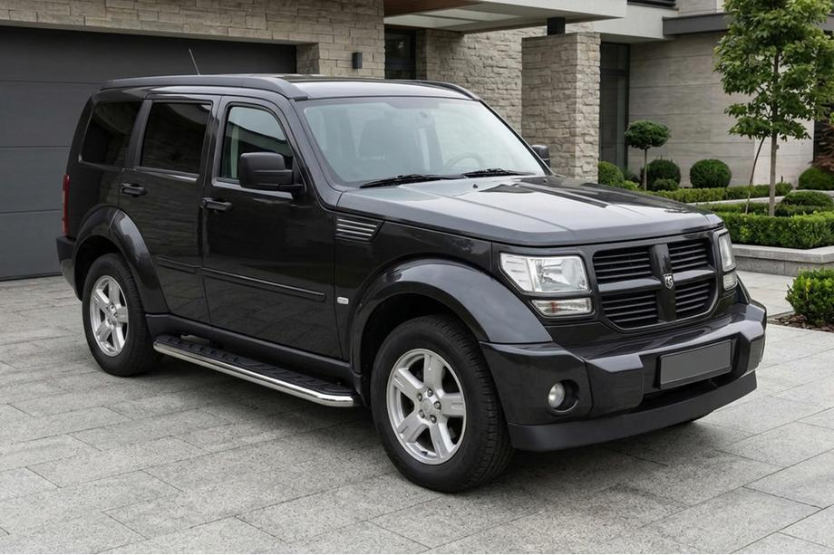 Dodge Nitro 2006–2011 Stranski pragovi Maydos V1 (2 kos, aluminij ↗ nerjaveče jeklo) Image