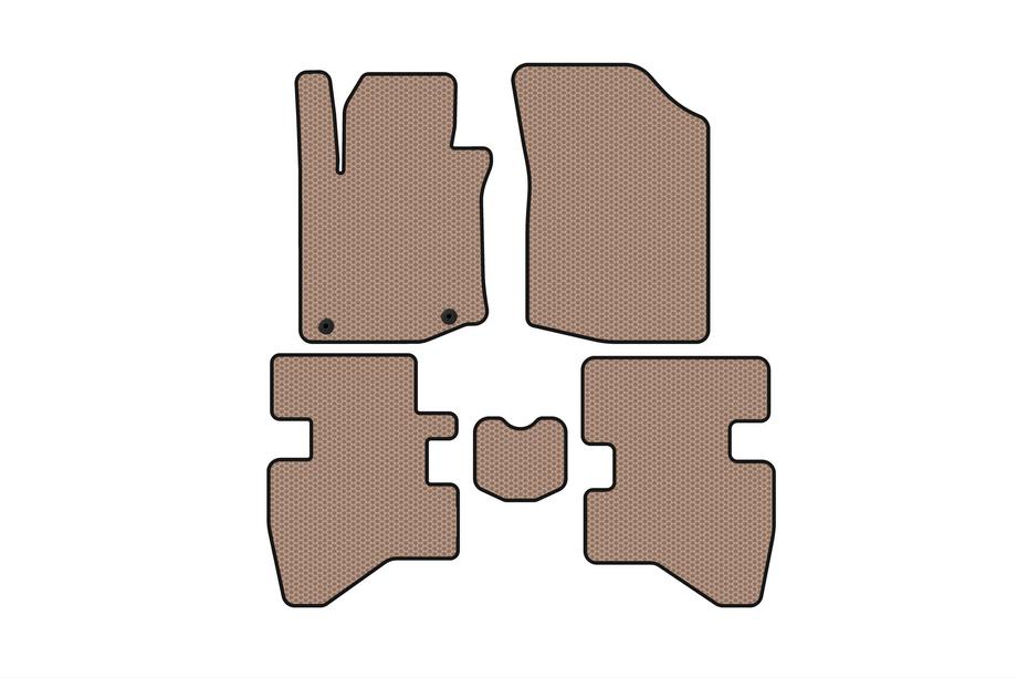 Citroen C-1 2005–2014 Gumijasti tepihi Carsuit (HB, bež) Image