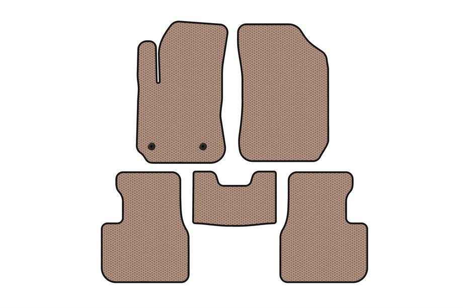 Citroen Cactus 2014–2020 Gumijasti tepihi Carsuit (Bež) Image