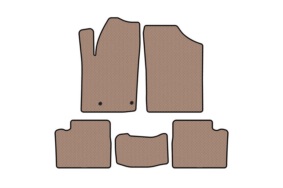 Citroen Berlingo 1996–2008 Gumijasti tepihi Carsuit (Bež) Image
