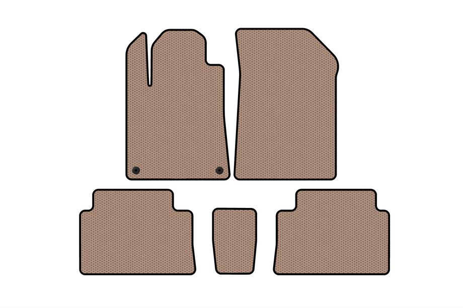 Citroen C-5 2001–2008 Gumijasti tepihi Carsuit (Bež) Image
