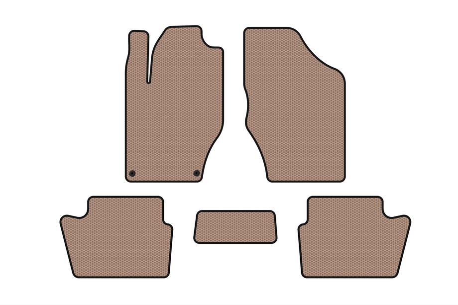 Citroen DS-4 2010–2015 Gumijasti tepihi Carsuit (HB, pred prenovo, bež) Image