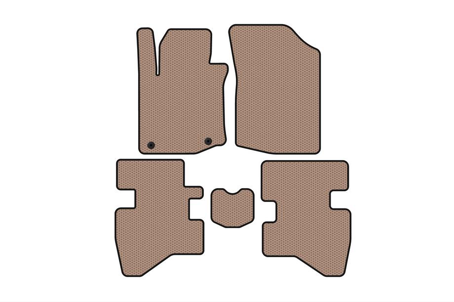 Citroen C-1 2014–2021 Gumijasti tepihi Carsuit (HB, bež) Image