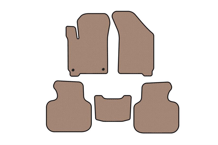Dodge Journey 2008–2020 Gumijasti avtomobilski tepihi Carsuit (2008-2011, bež) Image