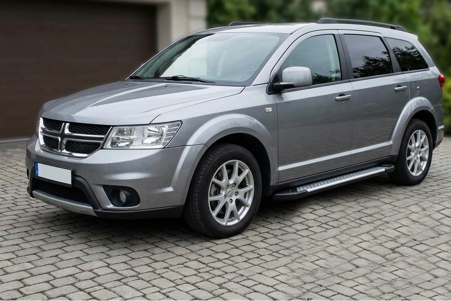 Dodge Journey 2008–2020 Stranske stopnice Allmond Grey (2 kosa, aluminij) Image