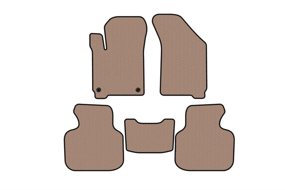Dodge Journey 2008–2020 Gumijasti tepihi Carsuit (2011-2020, 7-sedežni, bež) Image
