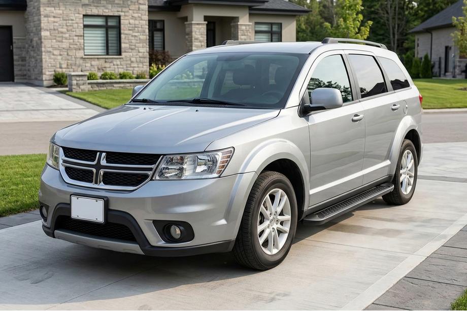 Dodge Journey 2008–2020 Bočne stopnice Allmond Black (2 kos, aluminij) Image