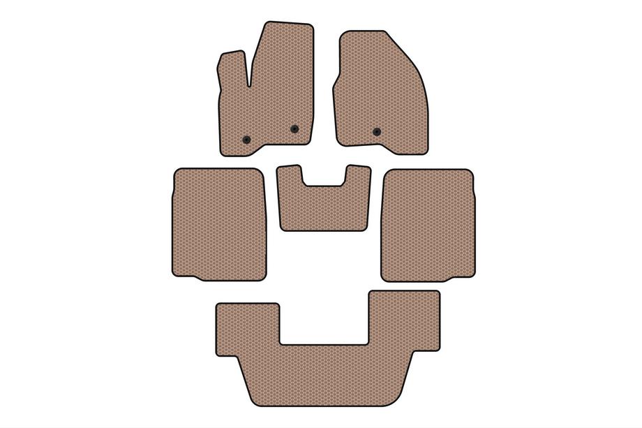 Ford Explorer 2011–2019 Gumijaste preproge Carsuit (3 vrste, 2011-2015, bež) Image