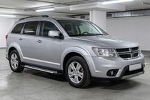 Dodge Journey 2008–2020 Stranske stopnice Line (2 kosa, aluminij) fotografija 1