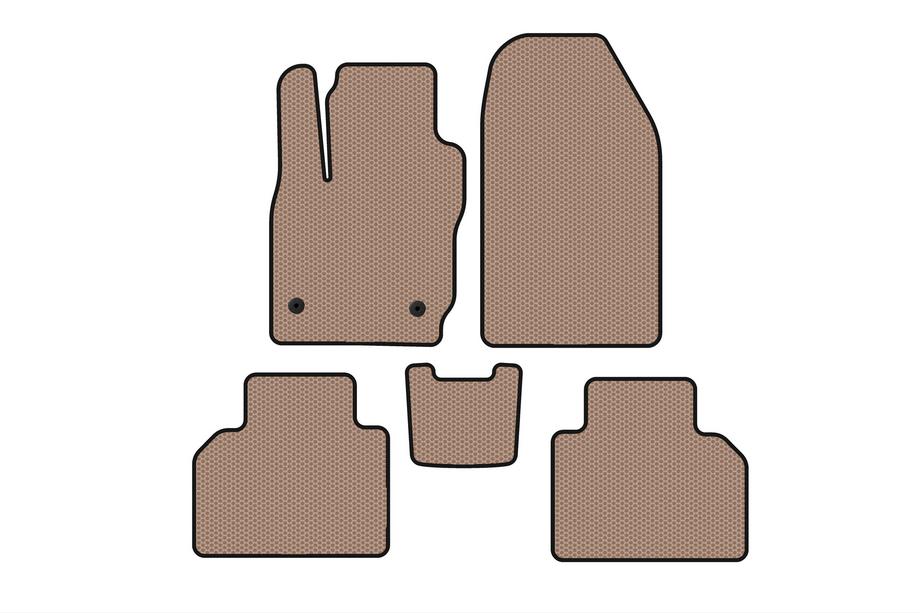 Ford Courier 2014–2023 Gumijasti tepihi Carsuit (Bež) Image