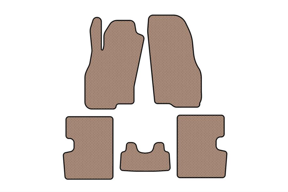 Fiat Grande Punto/Punto EVO 2006–2018 Gumijasti tepihi Carsuit (HB, 5-vratni, pred prenovo, bež) Image