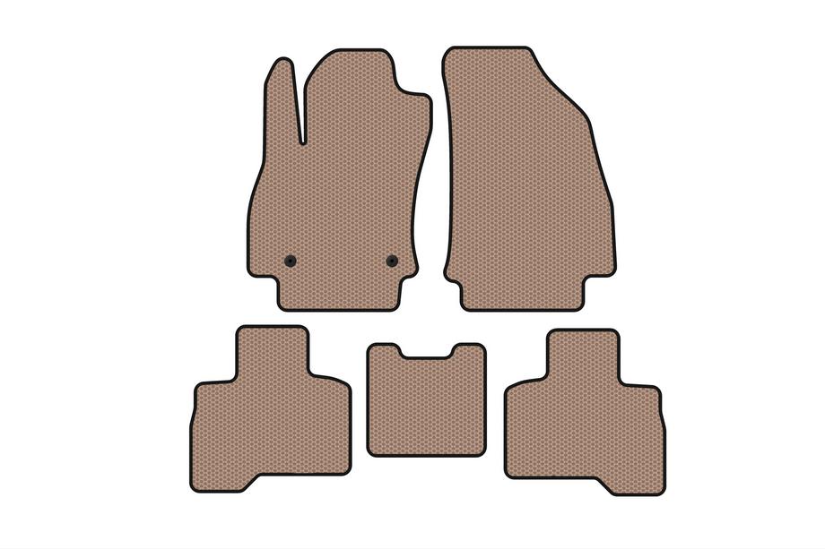 Fiat Fiorino/Qubo 2008–2024 Gumijasti tepihi Carsuit (za Qubo 2008-2016, bež) Image