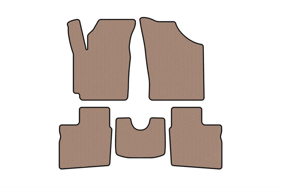 Geely CK-1 2005–2008 Gumijaste preproge za avto Carsuit (2005-2009, SD, bež) Image