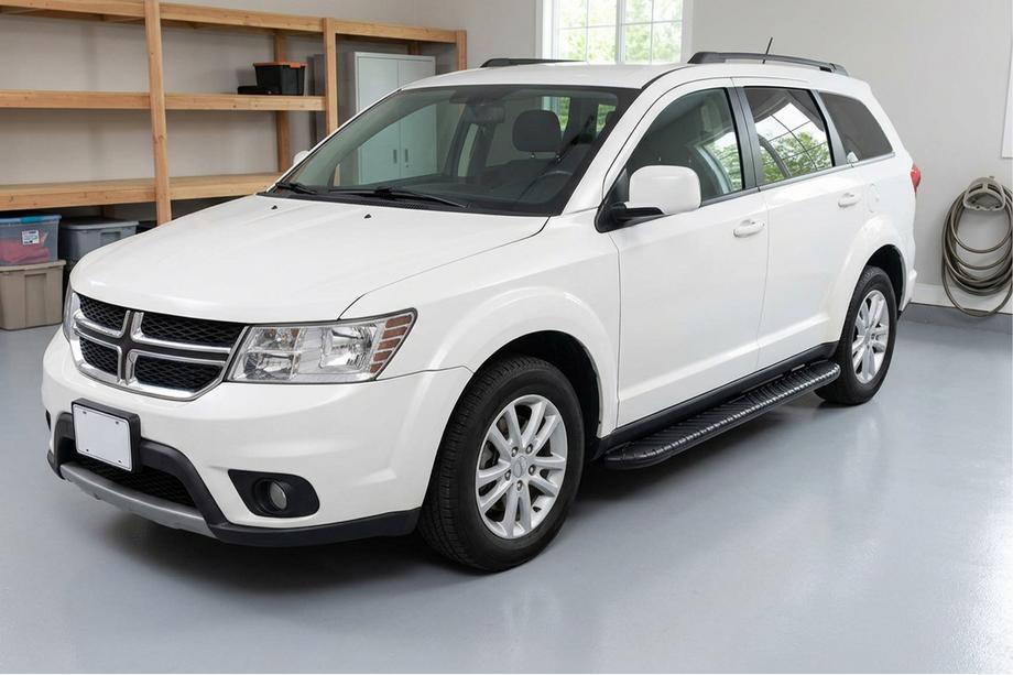 Dodge Journey 2008–2020 Stranske stopnice Bosphorus Black (2 kosa, aluminij) Image