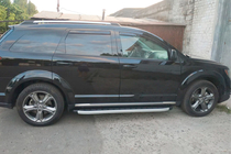 Dodge Journey 2008–2020 Stranski pragovi Fullmond (2 kosa, aluminij) fotografija 8
