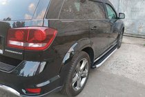 Dodge Journey 2008–2020 Stranski pragovi Fullmond (2 kosa, aluminij) fotografija 9