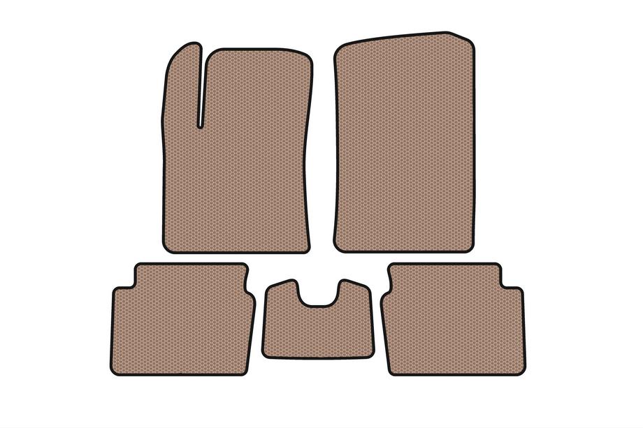 Hyundai I-10 2008–2013 Gumijasti tepihi Carsuit (HB, bež) Image