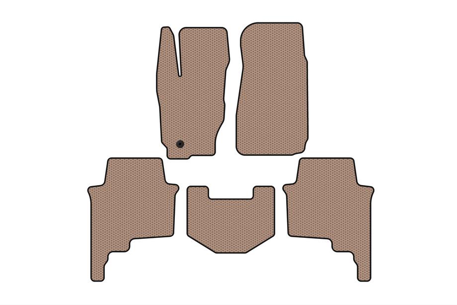 Jeep Commander 2005–2010 Gumijasti tepihi Carsuit (Bež) Image