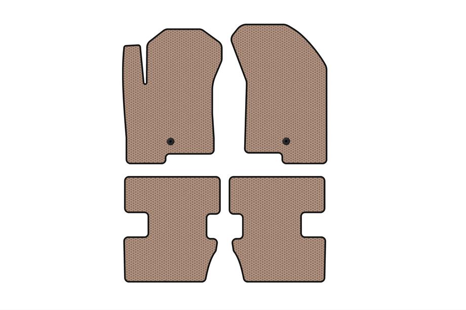 Jeep Compass 2006–2016 Gumijasti tepihi za avto Carsuit (2006-2011, Beige) Image