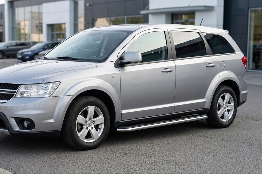 Fiat Freemont 2011–2016 Stranski pragovi Maydos V1 (2 kos, aluminij ↗ nerjaveče jeklo) Image