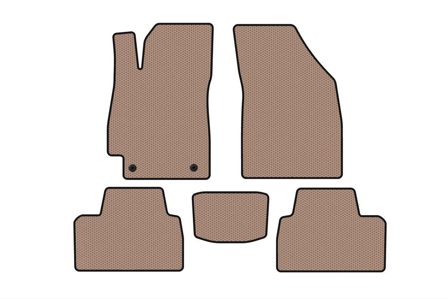 Daewoo Nubira 1997–1999 Gumijasti tepihi Carsuit (SD, bež) Image
